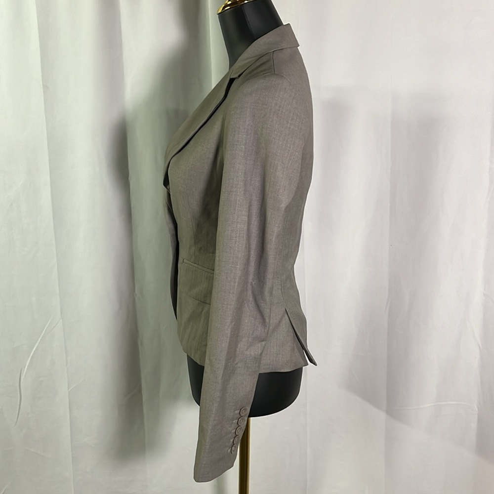 Bcbgeneration Gray Classic Button Front Wool Blen… - image 2